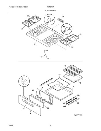 Diagram for FGF316DSE