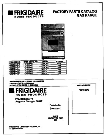 Diagram for FGF316WGTE