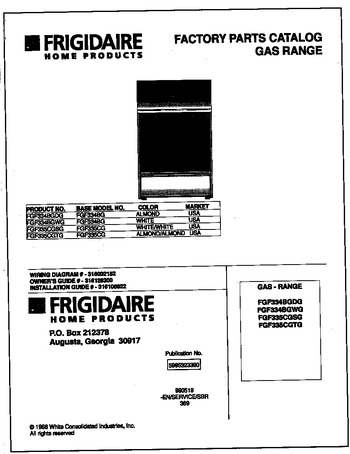 Diagram for FGF334BGWG