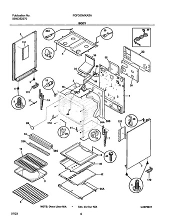 Diagram for FGF350MXASA