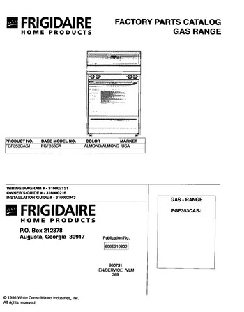 Diagram for FGF353CASJ