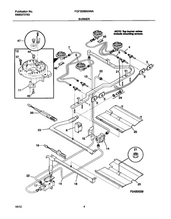 Diagram for FGF355BXAWA