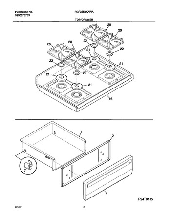 Diagram for FGF355BXAWA