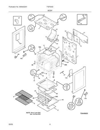 Diagram for FGF355DWB