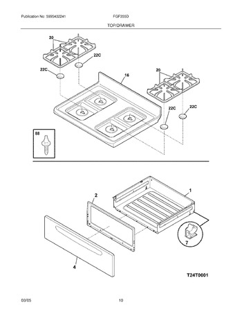 Diagram for FGF355DWB