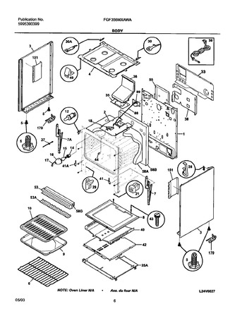 Diagram for FGF356MXAWA