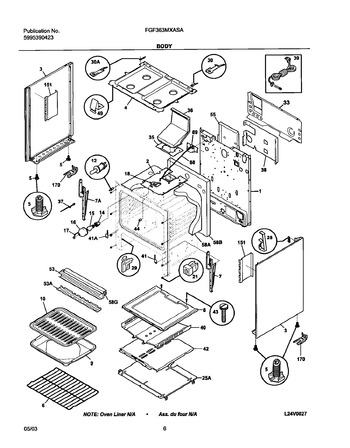 Diagram for FGF363MXASA