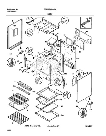 Diagram for FGF363MXCCA