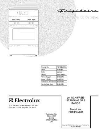 Diagram for FGF380MXDCA