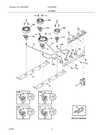 Diagram for FGGC3045KWA