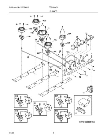 Diagram for FGGC3645KWA