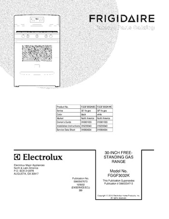 Diagram for FGGF3032KWC