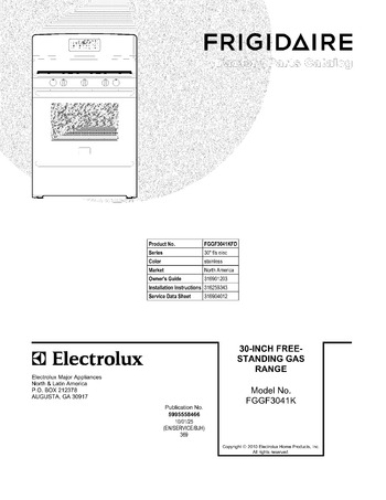 Diagram for FGGF3041KFD