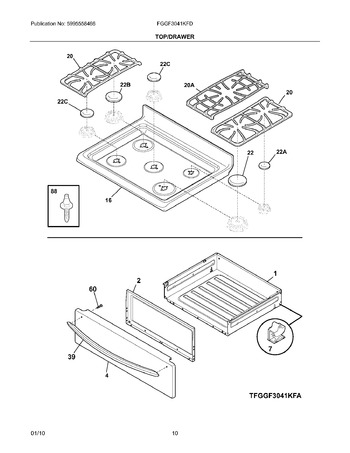 Diagram for FGGF3041KFD