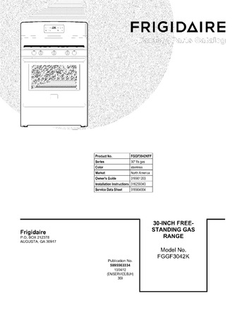 Diagram for FGGF3042KFF