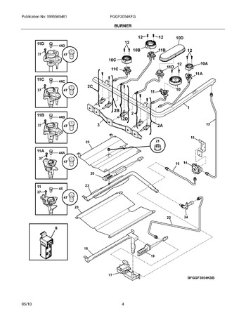 Diagram for FGGF3054KFG