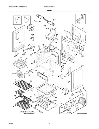 Diagram for FGGF305MKFE