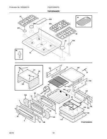 Diagram for FGGF305MKFG