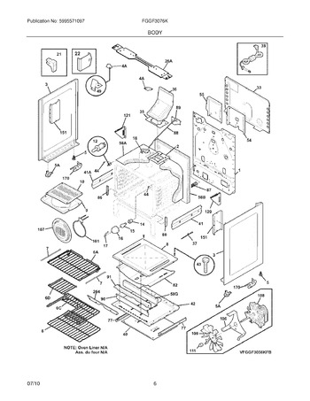 Diagram for FGGF3076KWH