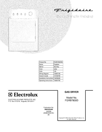 Diagram for FGRB7800DS0