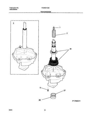 Diagram for FGX831CS0