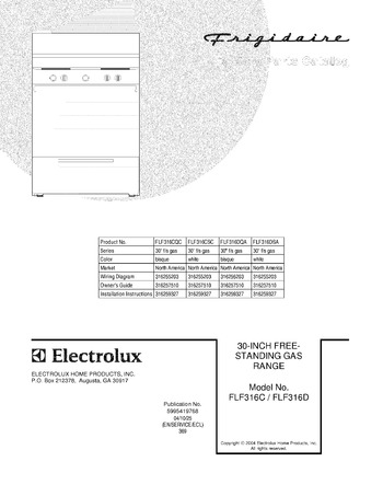 Diagram for FLF316DSA