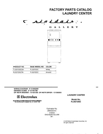 Diagram for FLSG72GCSA