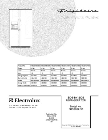 Diagram for FRS26RLECS8