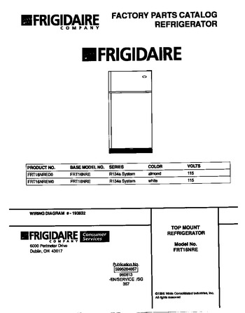 Diagram for FRT16NREW0