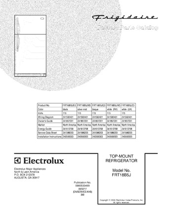 Diagram for FRT18B5JQ3