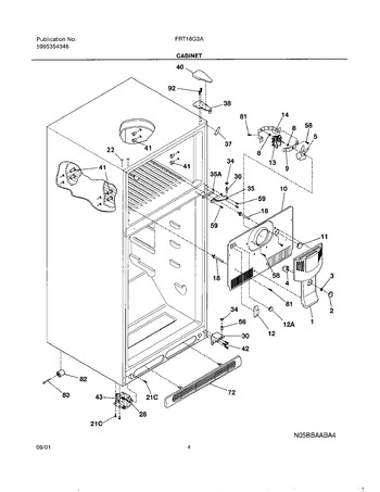 Diagram for FRT18G3AW0