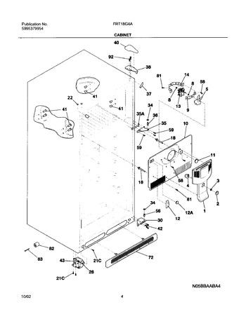 Diagram for FRT18G4AZA