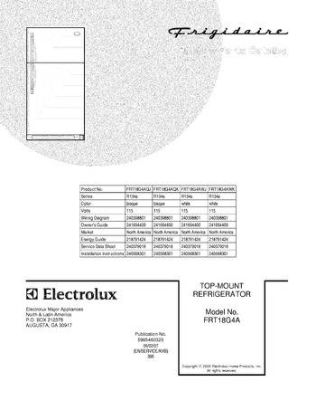 Diagram for FRT18G4AWK