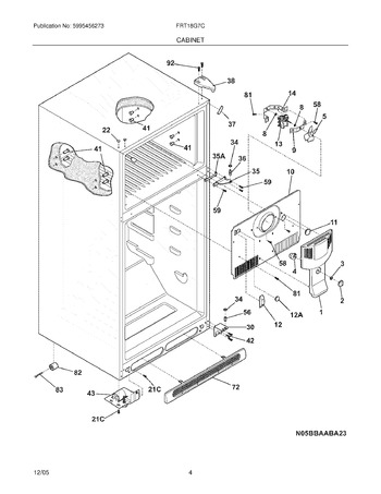 Diagram for FRT18G7CWB