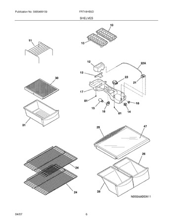 Diagram for FRT18HB5DZB