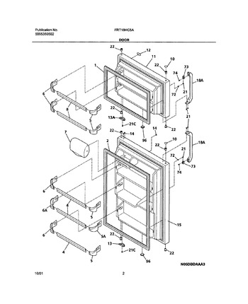 Diagram for FRT18HC5AW0