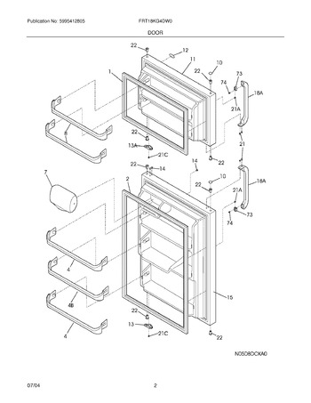 Diagram for FRT18KG4DW0