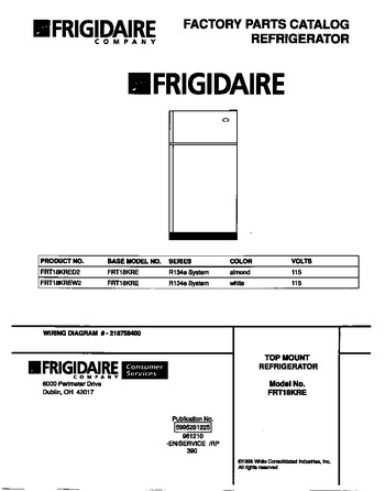 Diagram for FRT18KREW2