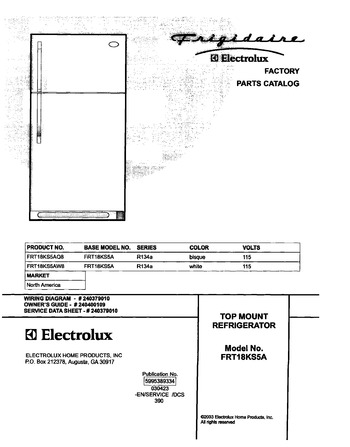 Diagram for FRT18KS5AQ8