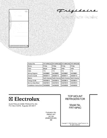 Diagram for FRT18P6CQ8