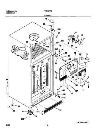 Diagram for FRT18R7CW0