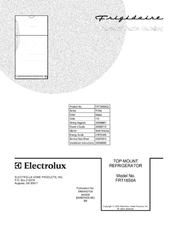 Diagram for FRT18S6AQJ