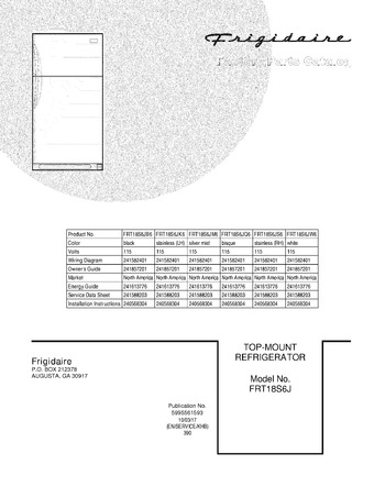 Diagram for FRT18S6JS6