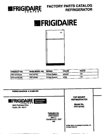 Diagram for FRT18TRCW3