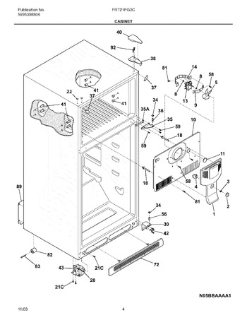 Diagram for FRT21FG3CW1