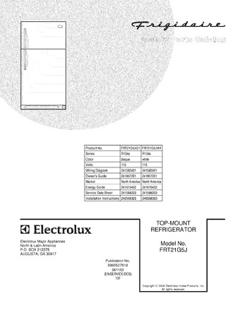 Diagram for FRT21G5JW1