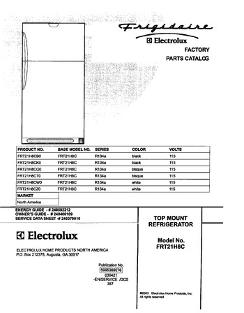 Diagram for FRT21H8CZ0