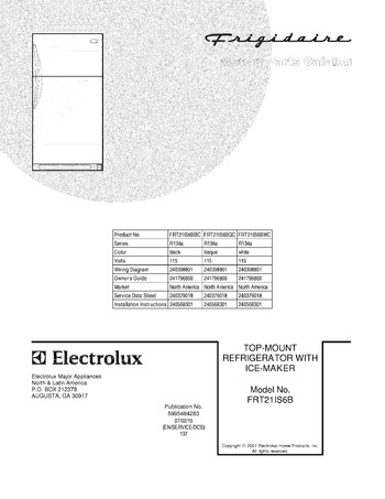 Diagram for FRT21IS6BWC