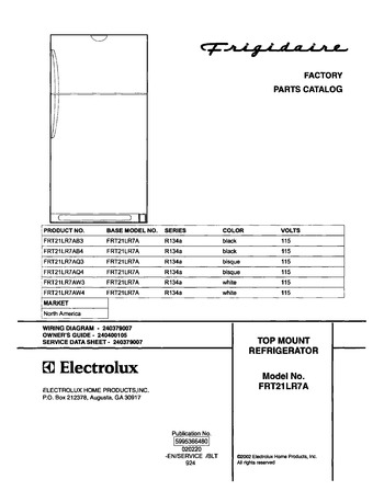 Diagram for FRT21LR7AQ3