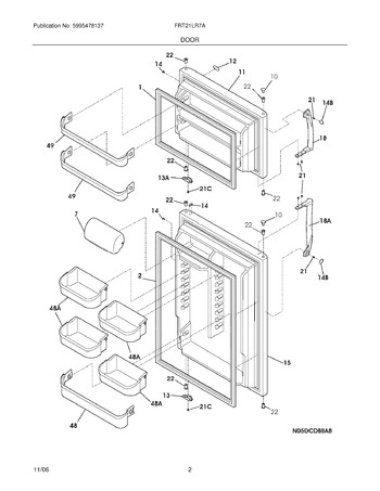 Diagram for FRT21LR7AWE